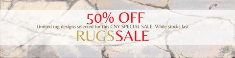 50% OFF RUGS