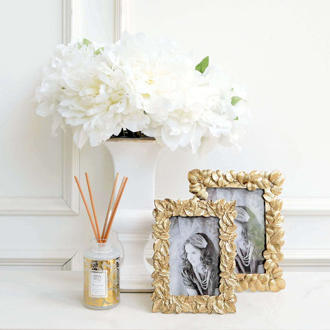 Gold Leaves Photo Frames for Study room Living Room Decor.