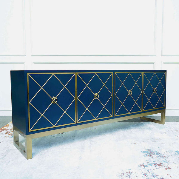 Valentino TV Console, 4 Door Sideboard – FINN AVENUE